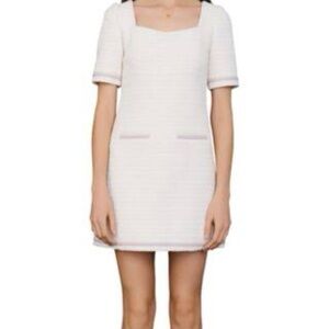 MAJE | cotton blend mini dress